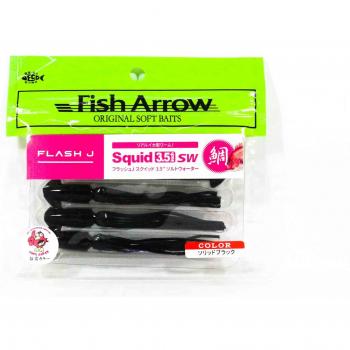 Fish Arrow 3.5 Flash J Squid Soft Lure 5 per pack #07