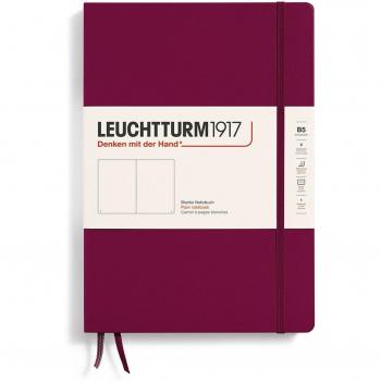 Leuchtturm1917 Hard Cover Notebook B5 in Port Red
