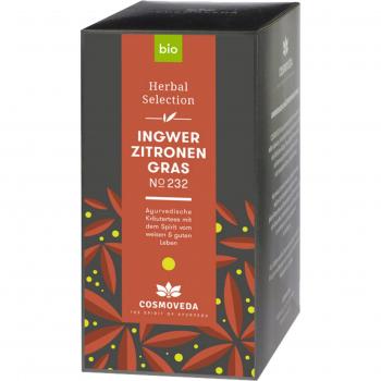 Cosmoveda Bio Tee: Ingwer + Zitrone – 25 Packung