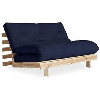 Canapé Convertible Marine Futon Roots Pin Naturel 140x200 cm