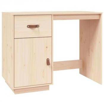 Mesa escritorio 95x50x75 cm de pino macizo