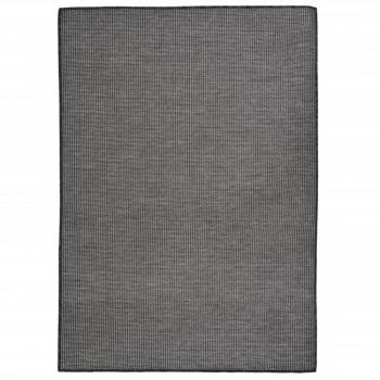 Outdoor-Teppich Grauer Flachgewebe 140x200 cm