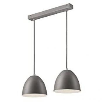 Livia Lamkur Suspendé Plafonnier Bar Argent 2×E27