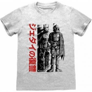 T‑shirt Cacciatore di Taglie Star Wars – Unisex L Grigio