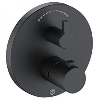 Mitigeur bain-douche encastré Kludi Nova Fonte, noir mat 208303915
