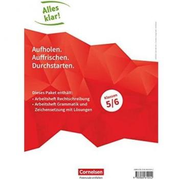 Alles klar! Deutsch. Sekundarstufe I 5./6. Schuljahr. Rechtschreibung + Grammatik und Zeichensetzung im Paket