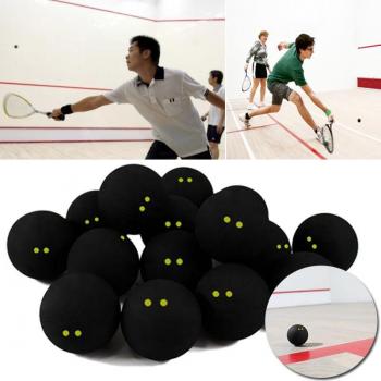 Dual‑Dot Yellow Squash Ball (Low Speed)