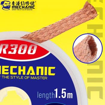 10er Set Mechaniker Löt Docht Entferner Ablötgeflecht Draht Saugnapf Kabel 1,0 bis 4,0mm