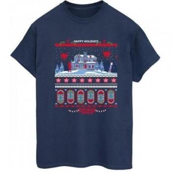 Maglia Donna Fair Isle a Taglio Boyfriend Stranger Things