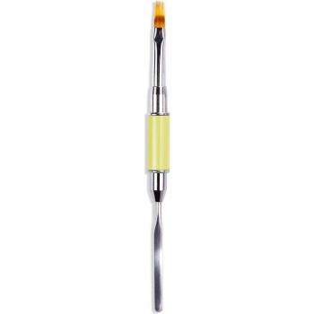 Nail Art Dual-Head Beauty Pen with Glue Applicator and Petal Shaping Tool
