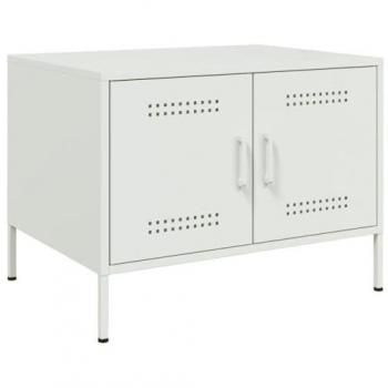 White Metal Coffee Table by vidaXL
