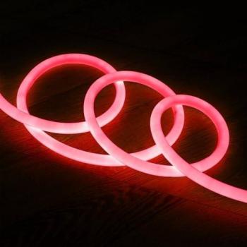 TechBrey Neon Flex 360° Roux – 120 LED/m, 220 V AC, coupe à 100 cm, 19 m