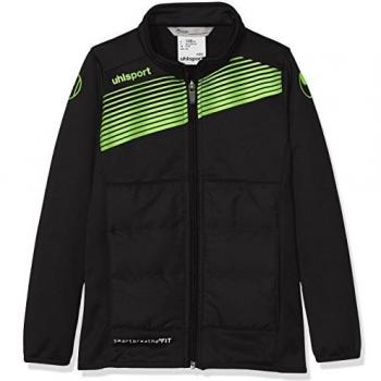 Abrigo Uhlsport Liga 2.0 Multi, Hombre, Negro/Verde Flash, L