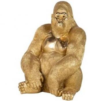 Resina Dorada – Figura Gorila 69x54x91 cm