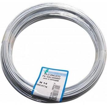 Alambre zincado para tensar n° 14