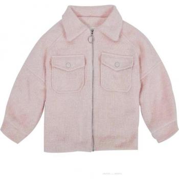Ropa Infantil: Abrigo de Lana 6-14 años, Color Rosa, Wz509