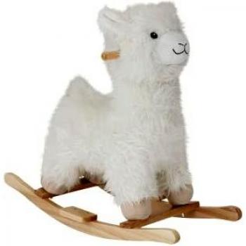 Caballo mecedor Bloomingville, color blanco