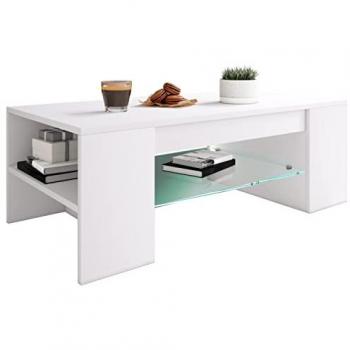 Table Basse en Bois Tunas avec Rangement