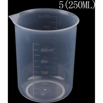 Plastic Measuring Cup Set (2PCS, 25ml/50ml/100ml/150ml/250ml)