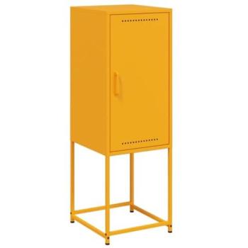 Armoire de Rangement Jaune Moutarde 36 x 39 x 107 cm