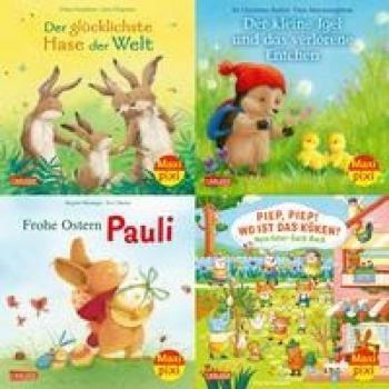 diverse: Maxi-Pixi-4er-Set 102: Endlich Frühling! (4x1 Exemplar)