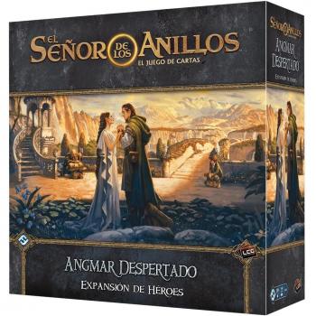 Fantasy Flight Games, El Señor de los Anillos LCG MEC107ES, Angmar despertado Expansión de Héroes, Juego de Cartas en Español