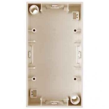 2-Gang Surface Mounting Enclosure White