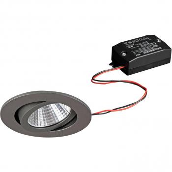 Brumberg LED-Einbaustrahler 7W Rund Titan Matt 2.700K 38°