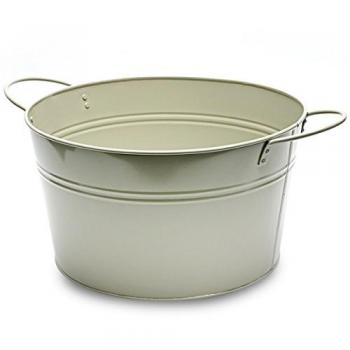 Grey Beer Bottle Pail – 36 cm Round