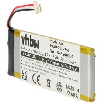 Batterie GPS Vhbw compatible avec Becker BE B40 et BE B50 (1550mAh, 3,7V, Li-polymère)
