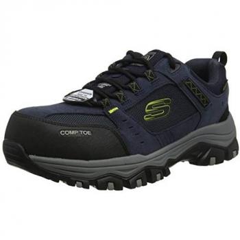 Skechers Workwear Greetah Safety Hiker – Composite Toe, Navy/Black, Size 8 (SKU 29823-50661-08)
