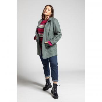 Cappotto blu effetto lana per donna taglia 48/50