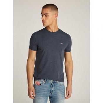 Tommy Jeans T-shirt Jaspe DM0DM20363 Blu Scuro Slim Fit