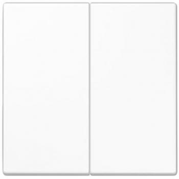 Jung SPLS102WW Doppeltaster-Wippe, antimikrobiell, Duroplast, alpinweiß