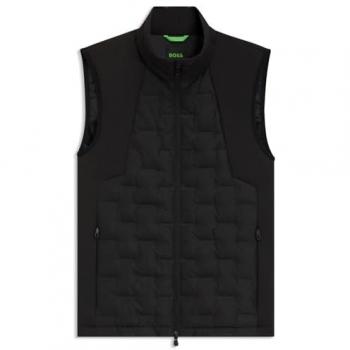 Gilet BOSS Verde Vario Comfort Nero Puro L