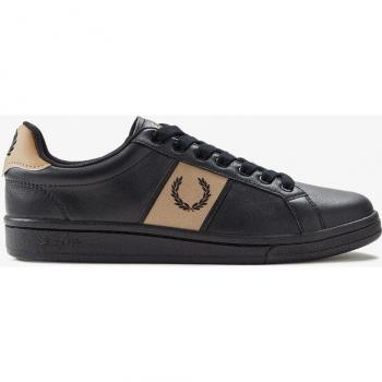 Fred Perry B721 Black Warm Stone Sports Sneakers – UK 8 Male