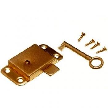 Drawer Cabinet Lock with Key 63mm + Screws (Pack of 20)