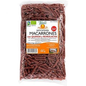 Macarrones con quinoa y remolacha bio 500 g Vegetalia