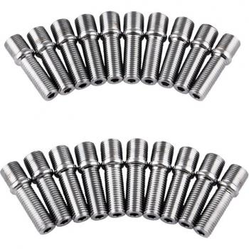 Extended Wheel Lug Bolt Nut Adapter Set, 20PC M14x1.5 & M12x1.5