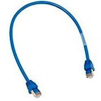 Hager Patch-Leitung 2xRJ45 Steck.bl 1,5m ZZ45WAN150