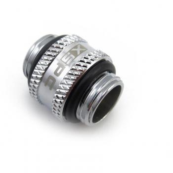 XSPC G1/4 10mm Male-Male Fitting (Chrome) Version 2