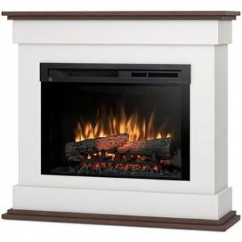Lenox Camino Elettrico 97x88x29 Led Rovere