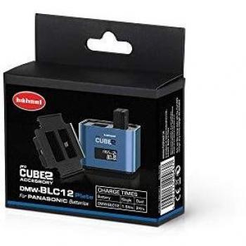 Hähnel Caricatore Doppio ProCUBE 2 per Panasonic DMW-BLC12