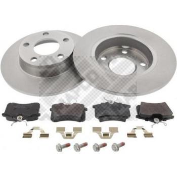 MAPCO 47874 Brake Disc Set with Pads