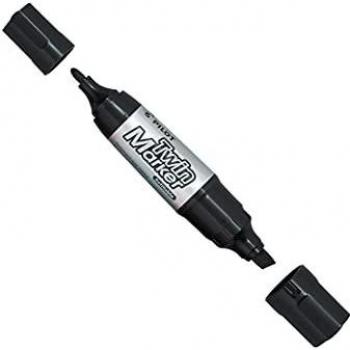 Marqueur double pointe Twin Marker Jumbo Noir