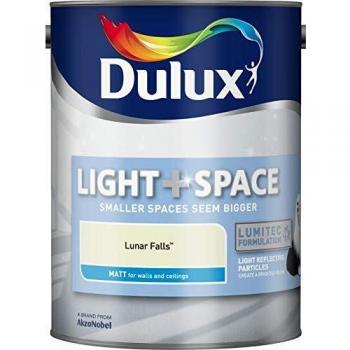 Dulux Light & Space Matt Emulsion Paint, Lunar Falls, 5L