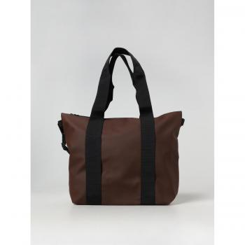 Unisex Mini Tote with Brown Frame – Rains OS
