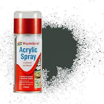 Humbrol AD6001 150ml Acrylic Spray Paint No. 1 Matt (Grey Primer)