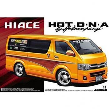 Aoshima TOYOTA Hot Company TRH200V Hiace '12 Modelkit