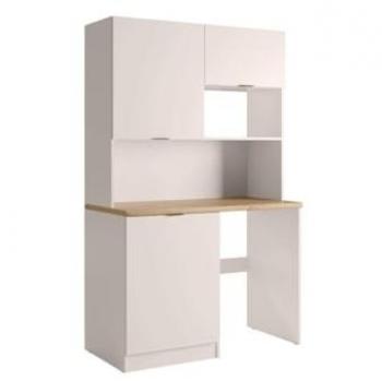Mueble Dual Función: Cocina & Lavado con Encimera 120 cm – Estilo Beige